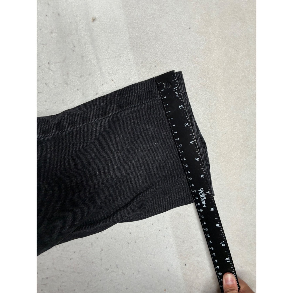 Empyre Loose Fit Skate Jeans Black Denim Boys Sz 25 Adjustable Waist Streetwear - Picture 6 of 15